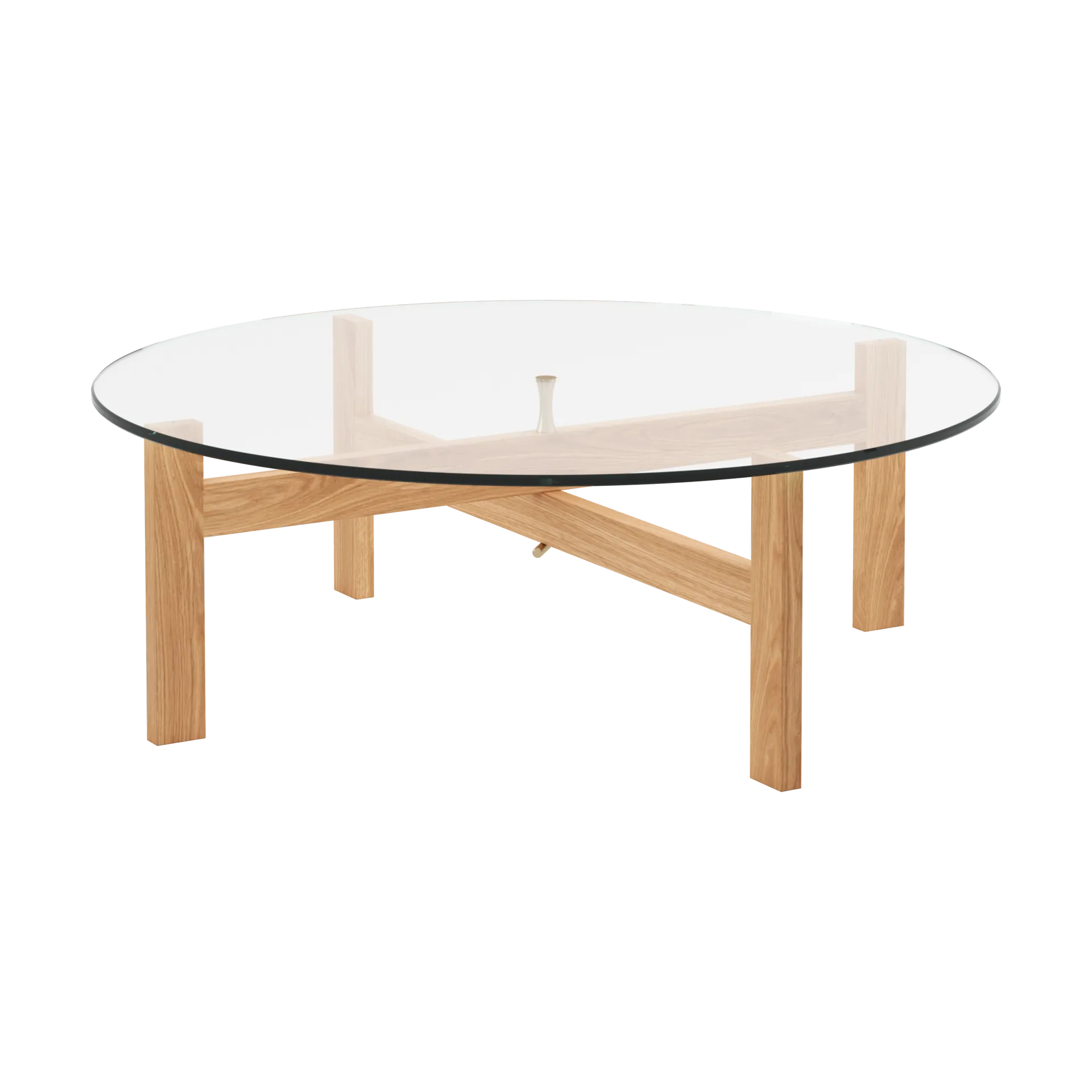 Moebe Round 咖啡桌 Ø88cm, 橡木 MOEBE