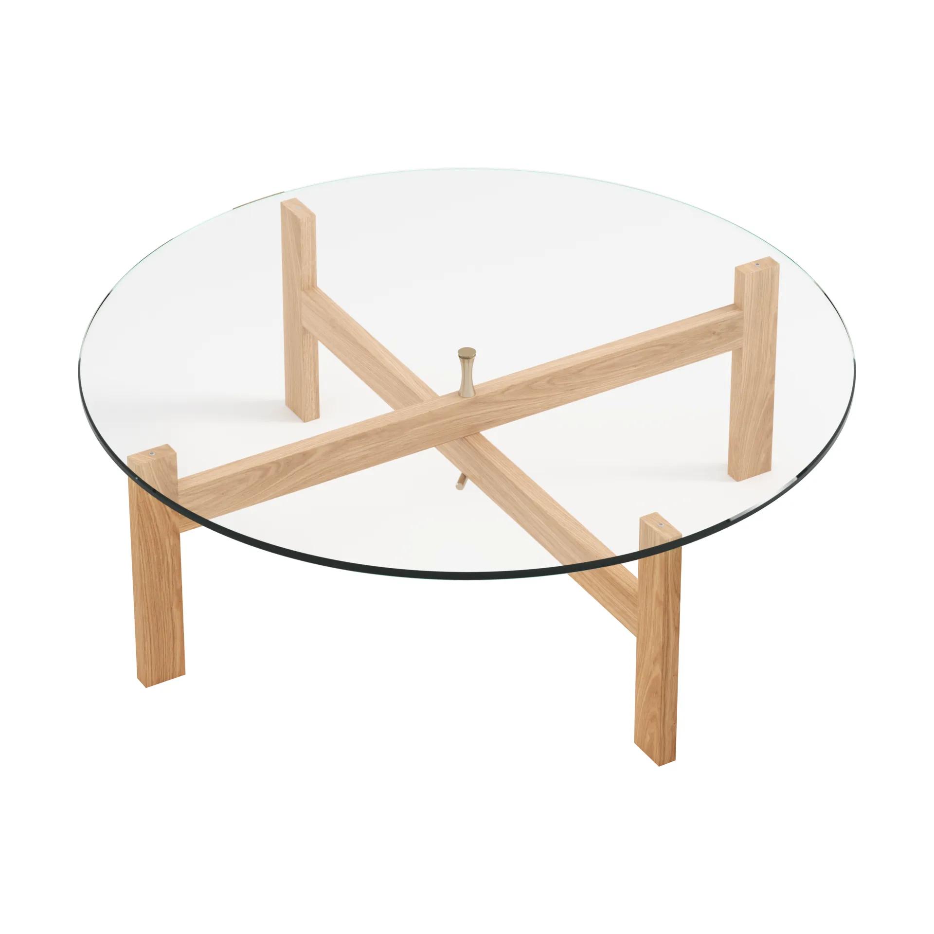 Moebe Round 咖啡桌 Ø88cm, 橡木 MOEBE