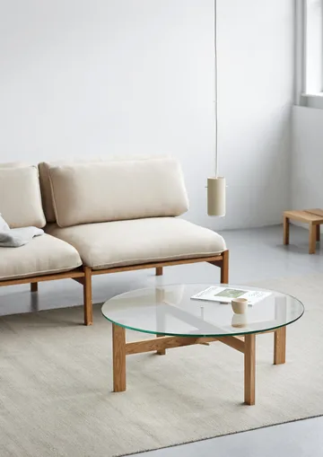 Moebe Round 咖啡桌 Ø88cm - 橡木 - MOEBE