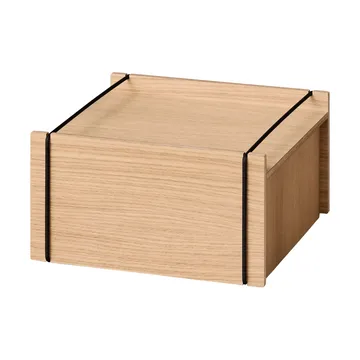 Moebe 收纳箱 - 涂油橡木-黑色, small, 16,5x30x31 cm - MOEBE
