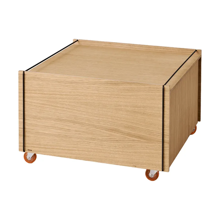 Moebe Storage Chest 储物茶几 - 涂油橡木-黑色, 60x61x38.2 cm - MOEBE