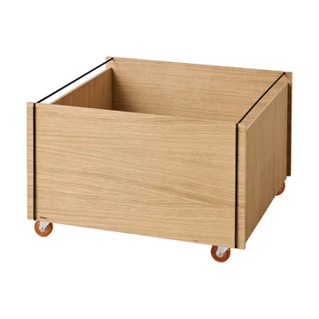 Moebe Storage Chest 储物茶几 - 涂油橡木-黑色, 60x61x38.2 cm - MOEBE