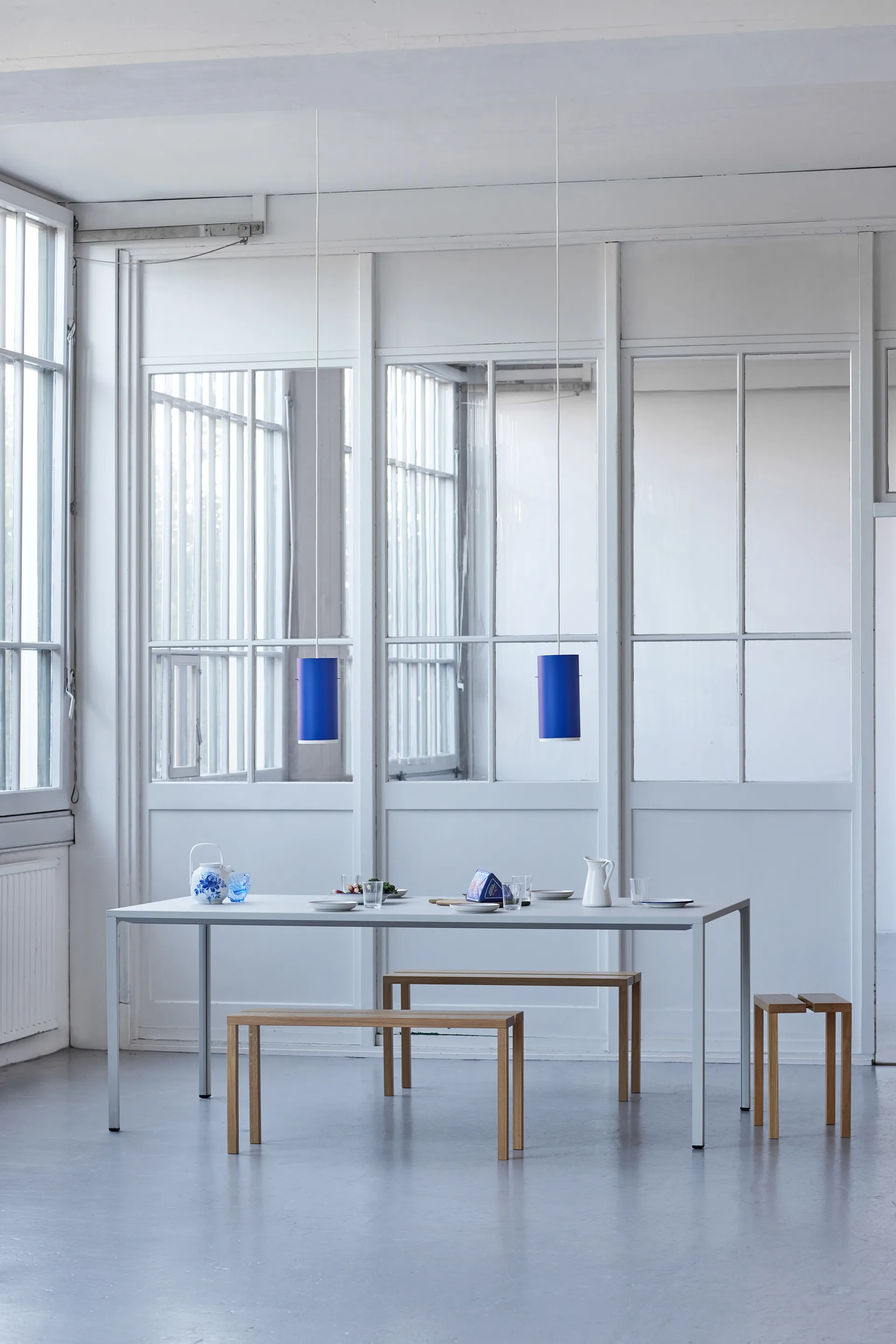 Moebe Tube系列 吊灯 大_14_cm, Deep 蓝色 MOEBE