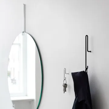 Moebe wall hook small 2-pack - Stainless steel - MOEBE