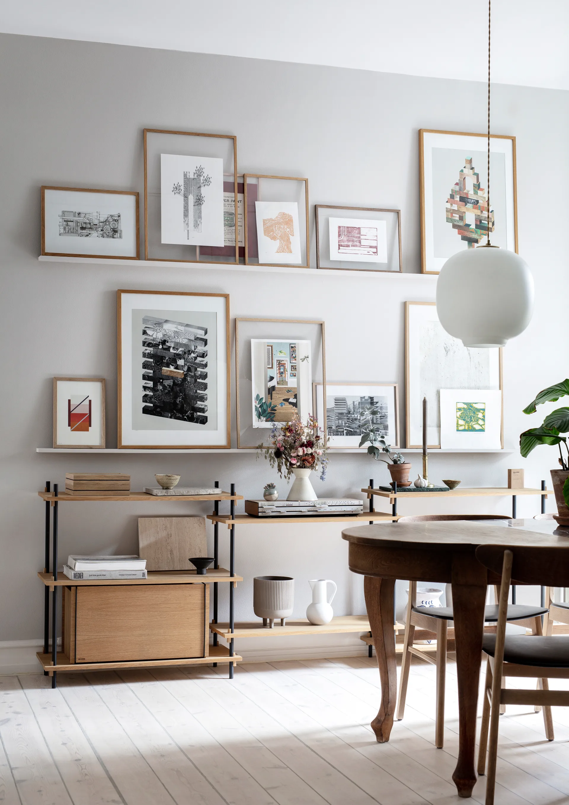 储物箱 oak 33x60 cm, Wood. black MOEBE