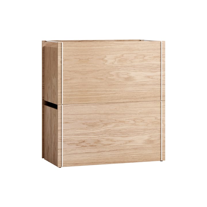 储物箱 oak 33x60 cm, Wood. white MOEBE