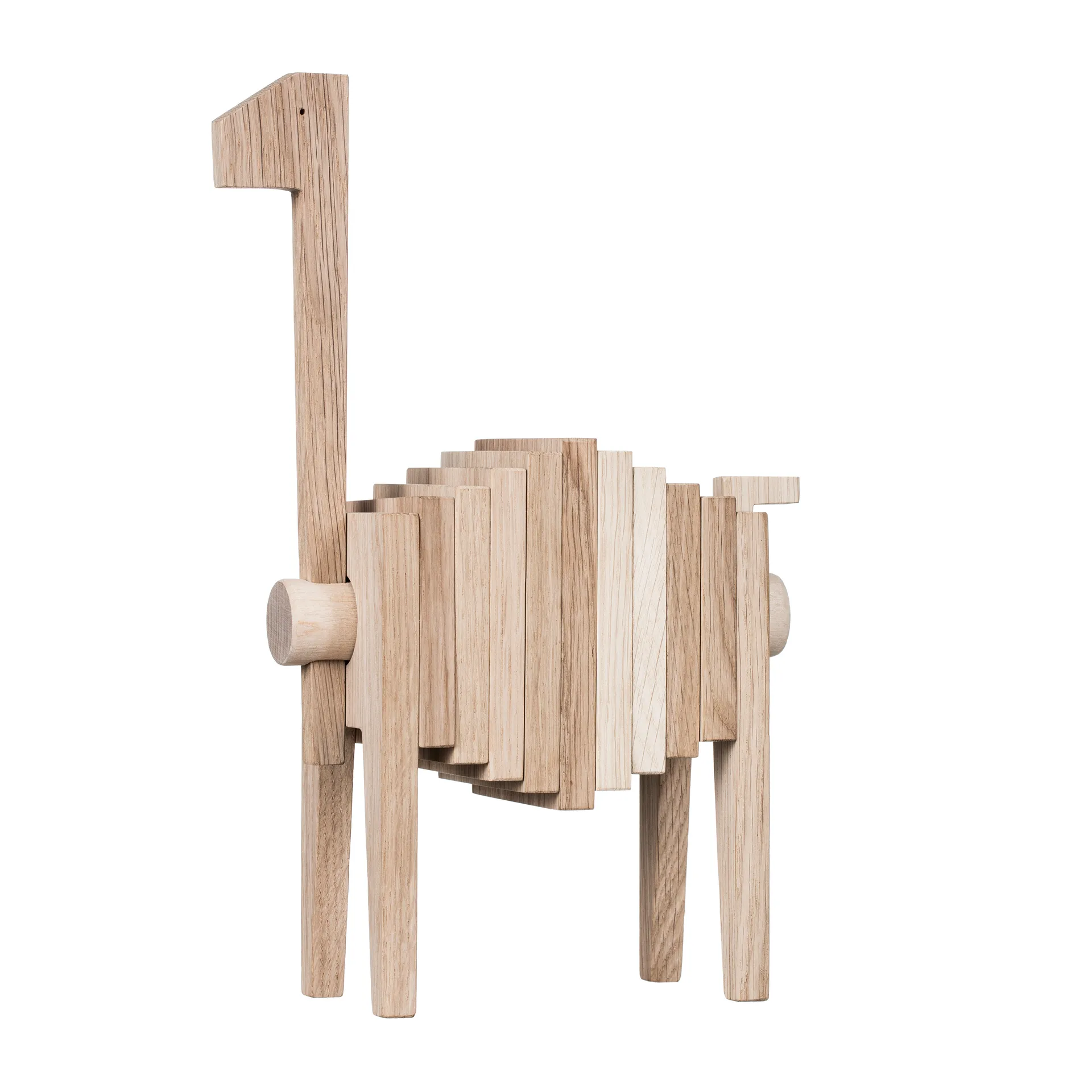 Polygrif oak 雕塑 21x32 cm, Wood. black MOEBE