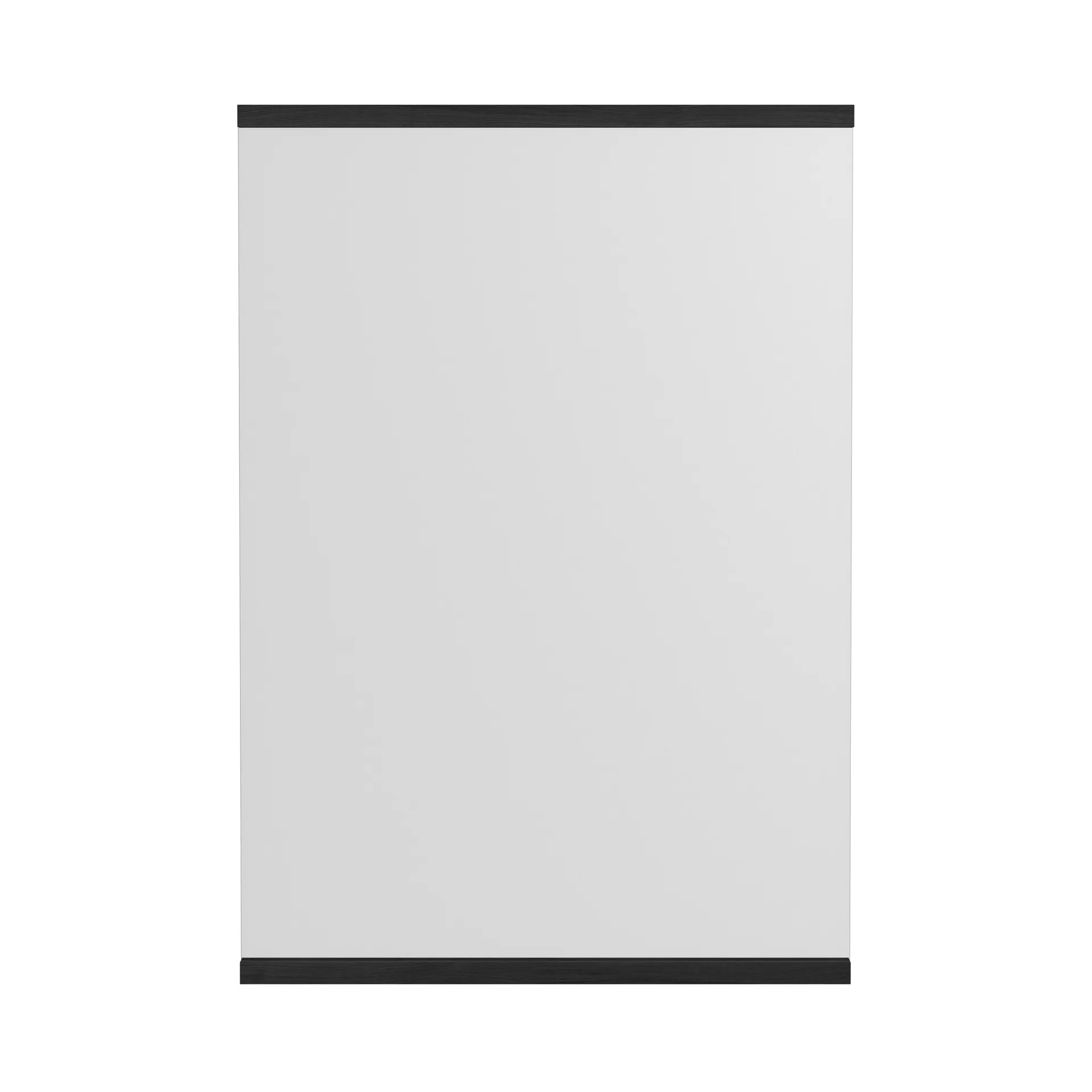 Rectangular 墙面镜 50x70 cm, Black MOEBE