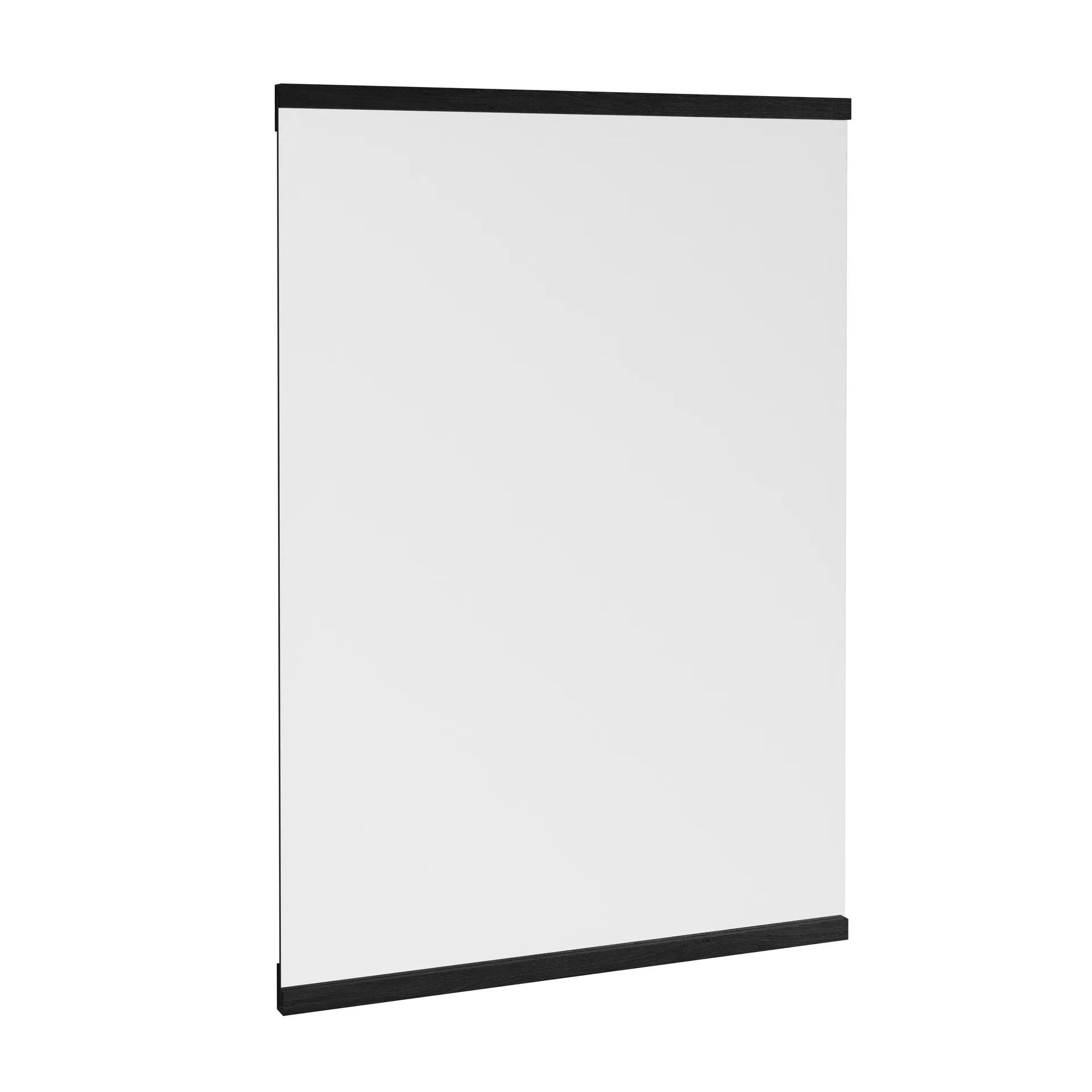 Rectangular 墙面镜 50x70 cm, Black MOEBE