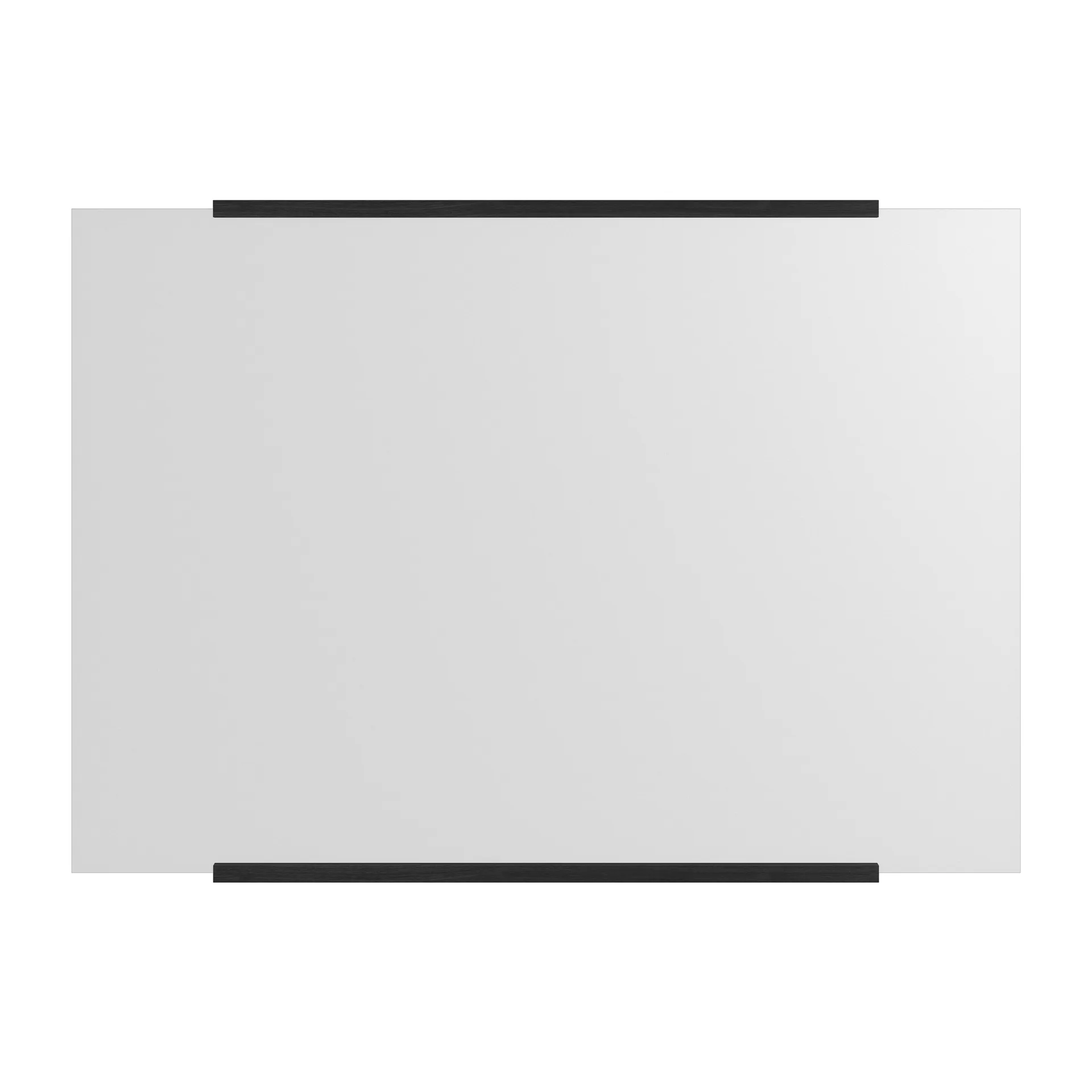 Rectangular 墙面镜 70x100 cm, Black MOEBE