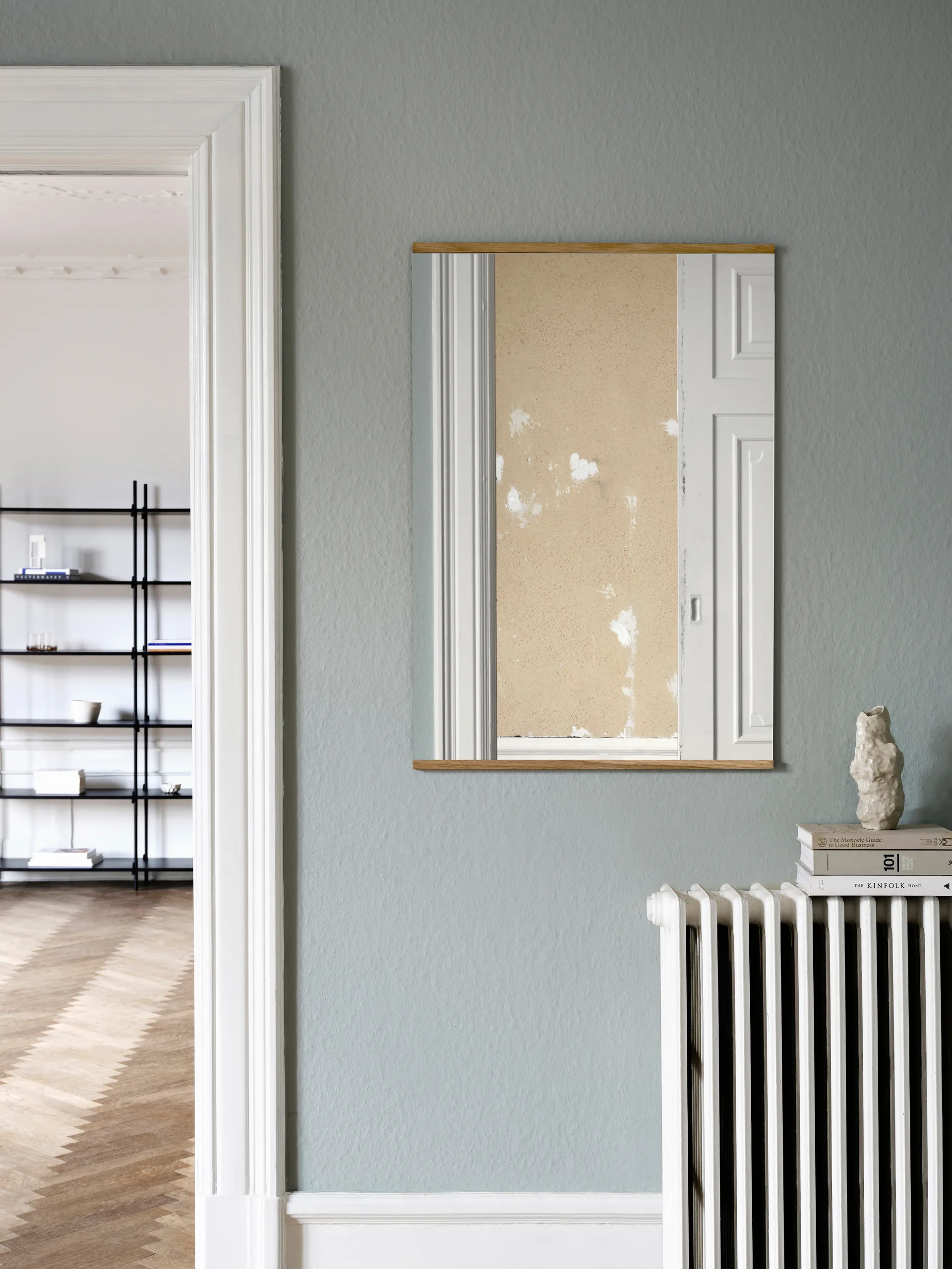 Rectangular 墙面镜 70x100 cm, Oak MOEBE