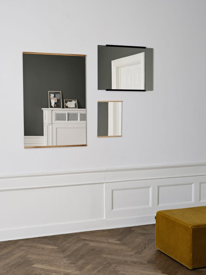 Rectangular 墙面镜 70x100 cm, Oak MOEBE