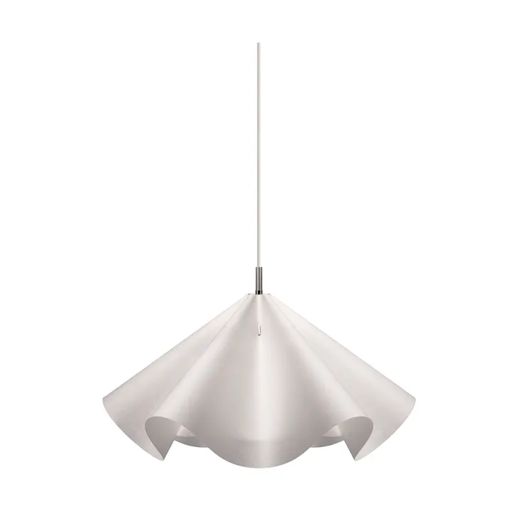 Sinuate pendel - 白色-不锈钢，中号 Ø60x30cm - MOEBE