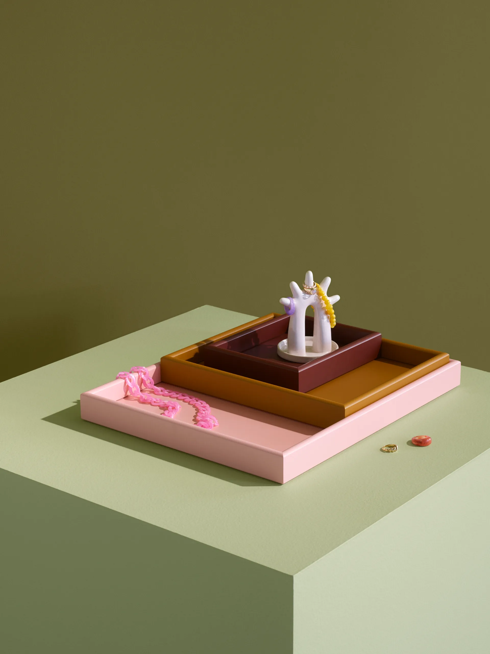 Arrange 托盘 小 17.3x21.4 cm, Masala Montana