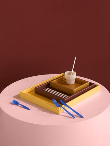 Arrange 托盘 小 17.3x21.4 cm - 琥珀色 - Montana