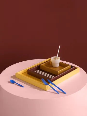 Arrange 小号托盘 17.3x21.4cm - 琥珀色 - Montana