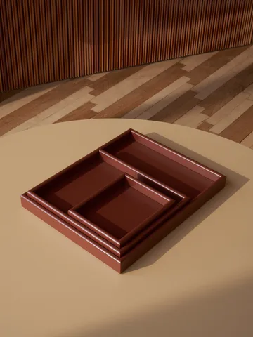 Arrange 小号托盘 17.3x21.4cm - 玛莎拉红 - Montana