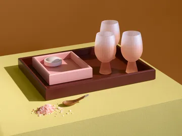 Arrange 小号托盘 17.3x21.4cm - 红宝石色 - Montana