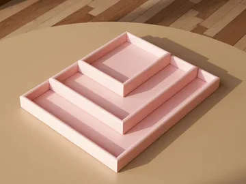 Arrange 小号托盘 17.3x21.4cm - 红宝石色 - Montana