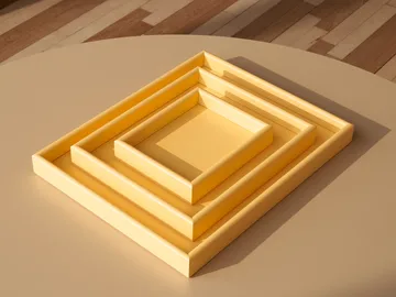 Arrange 中号托盘 27.3x32.6cm - 金合欢木色 - Montana