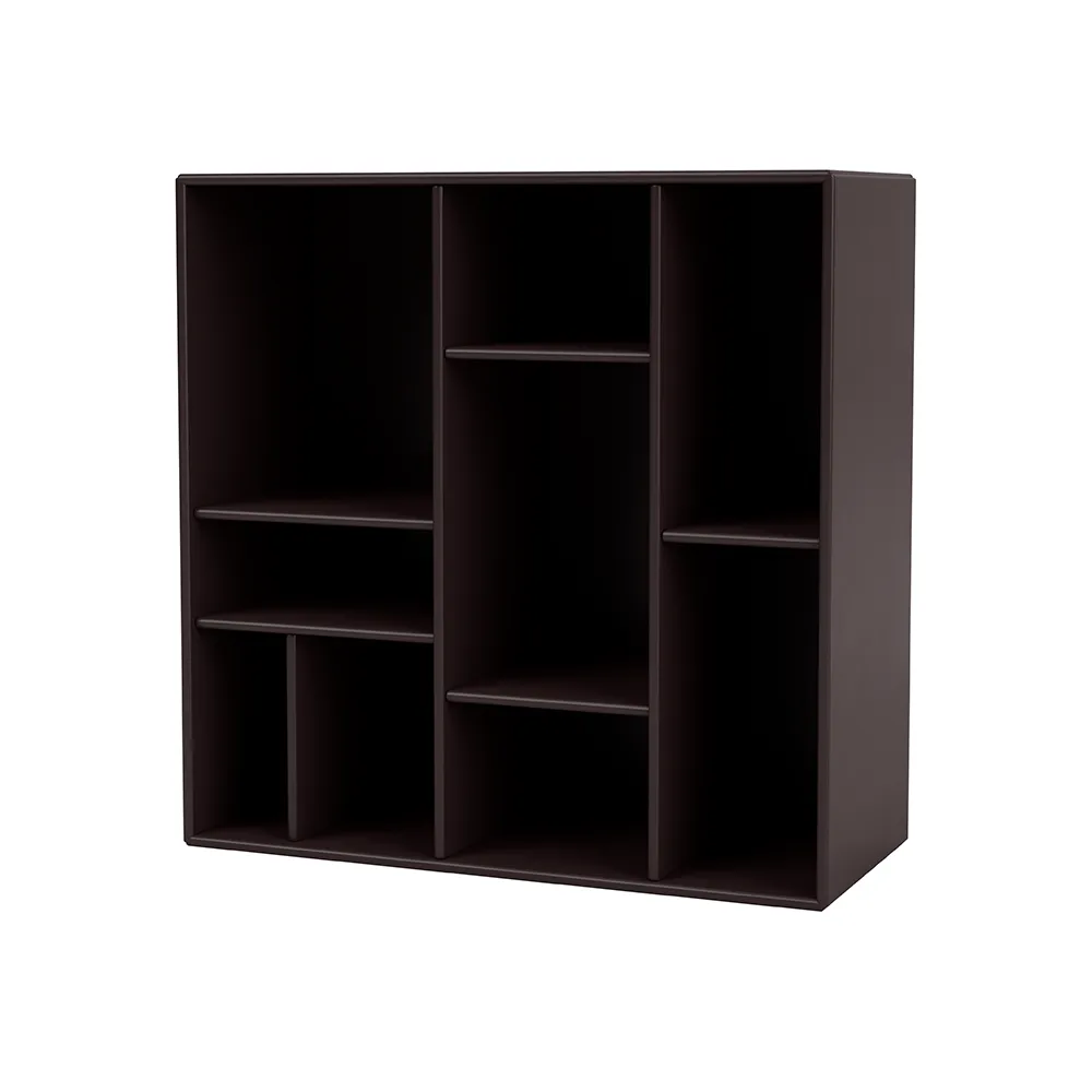 COMPILE 装饰置物架69.6x69.6cm, 黑醋色160 Montana