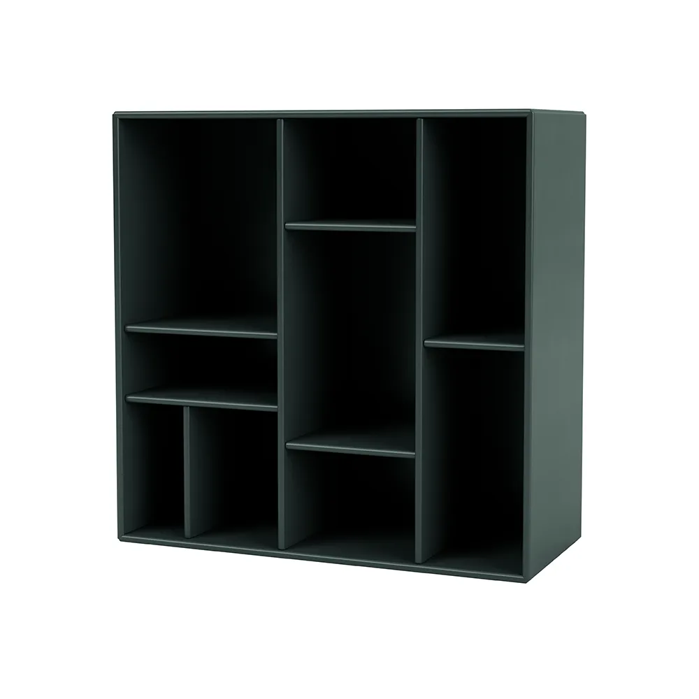 COMPILE 装饰置物架69.6x69.6cm, 墨玉色163 Montana
