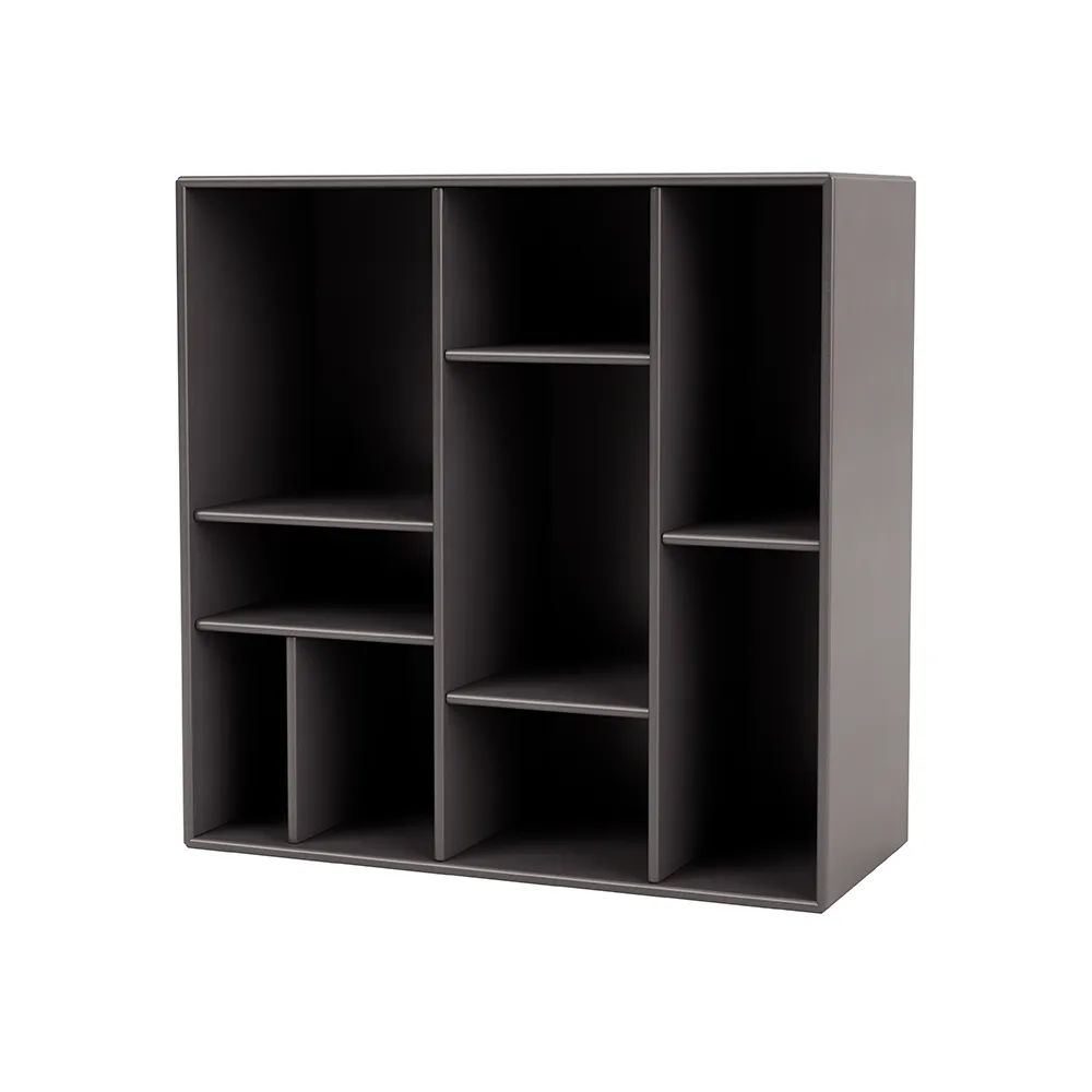 COMPILE 装饰置物架69.6x69.6cm, 咖啡棕35 Montana