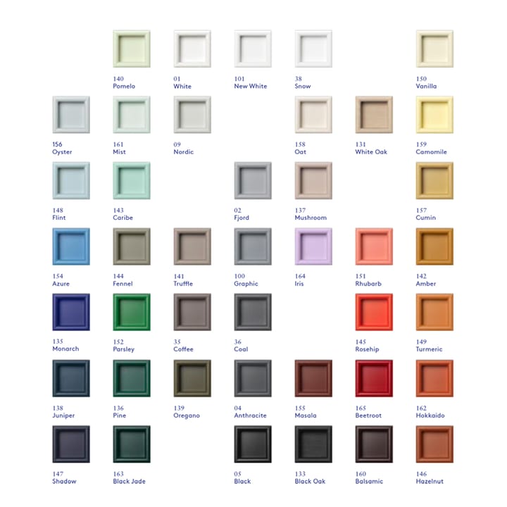 COMPILE decorative 架子 69.6x69.6 cm, 白色 01 Montana
