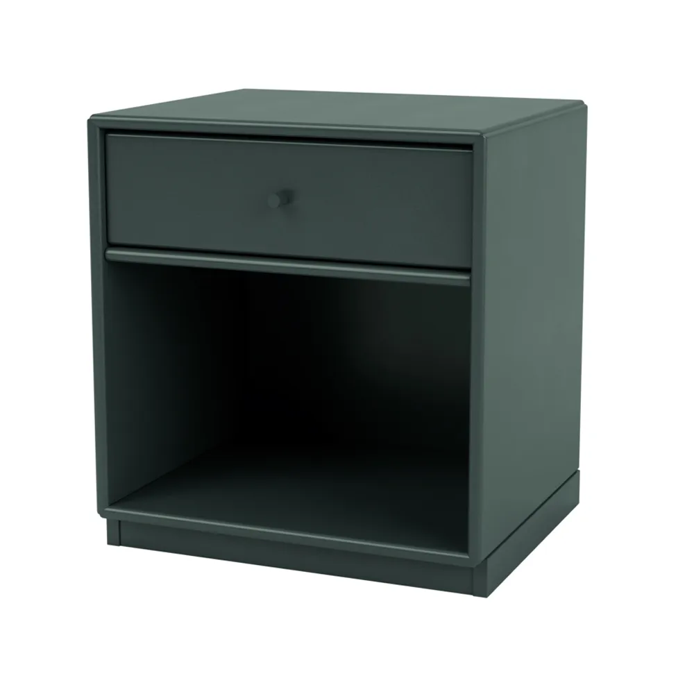 Dream bedside 桌子, Black jade 163, base 3cm Montana