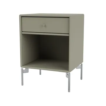 Dream bedside 桌子 - Fennel 144, chrome legs - Montana