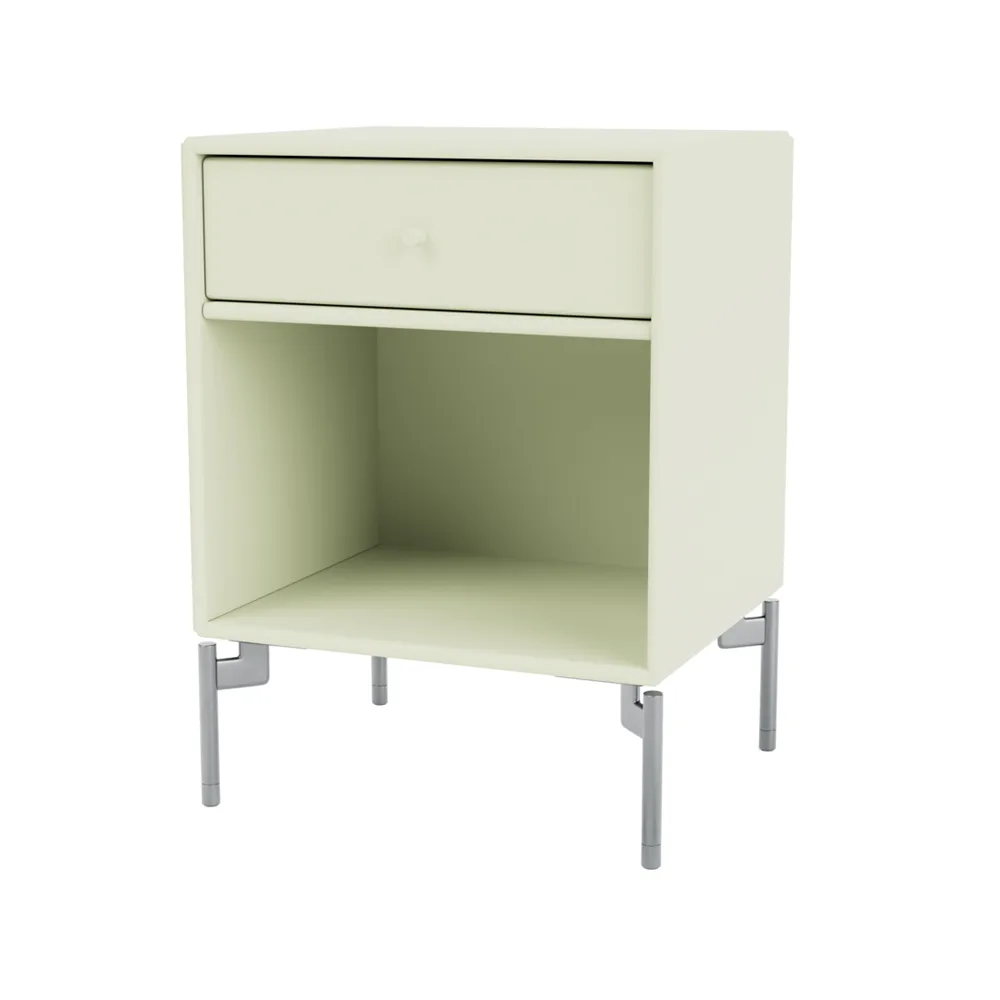 Dream bedside 桌子, Pomelo 140, chrome legs Montana