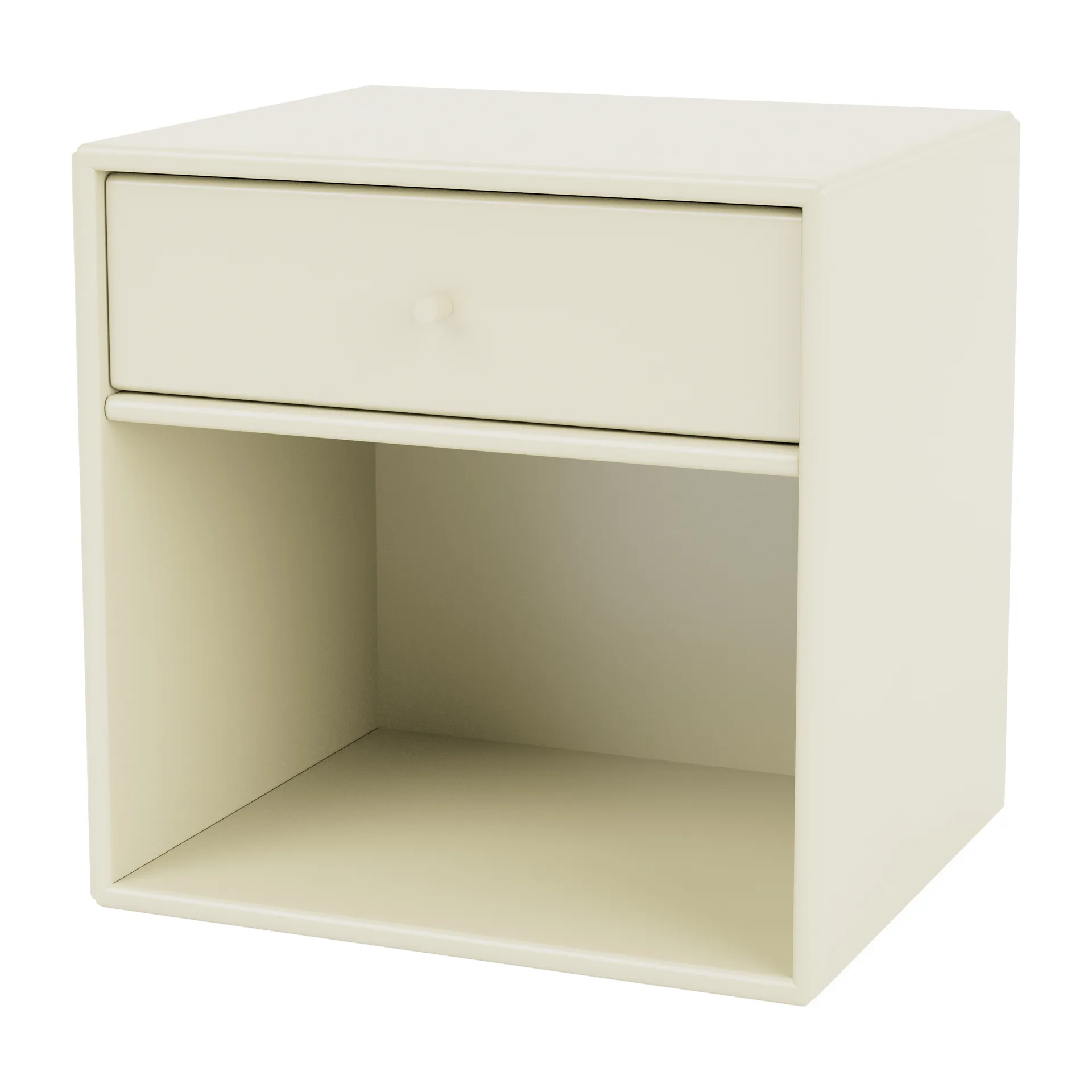 DREAM bedside 桌子, 香草色/淡奶油色 Montana