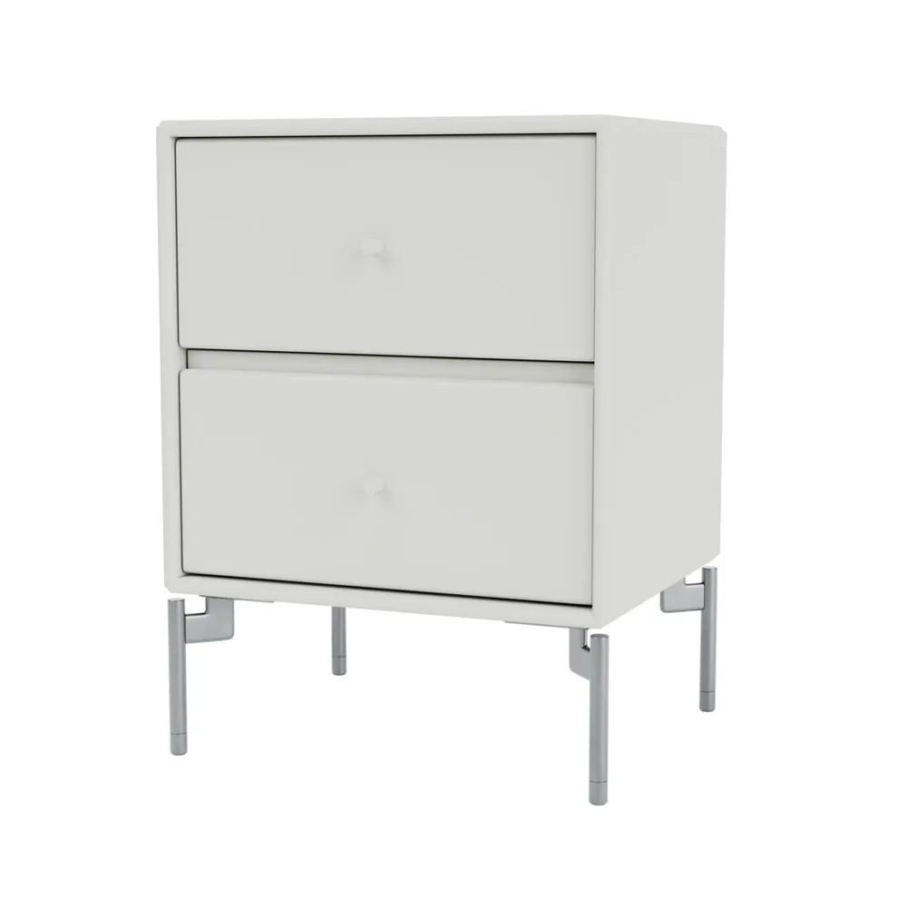 Drift bedside 桌子, Nordic 09, chrome legs cm Montana