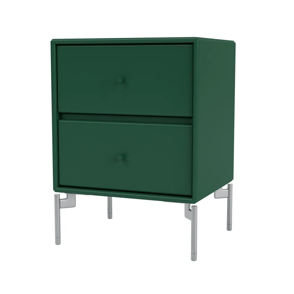 Drift bedside 桌子, Pine 136, chrome legs cm Montana