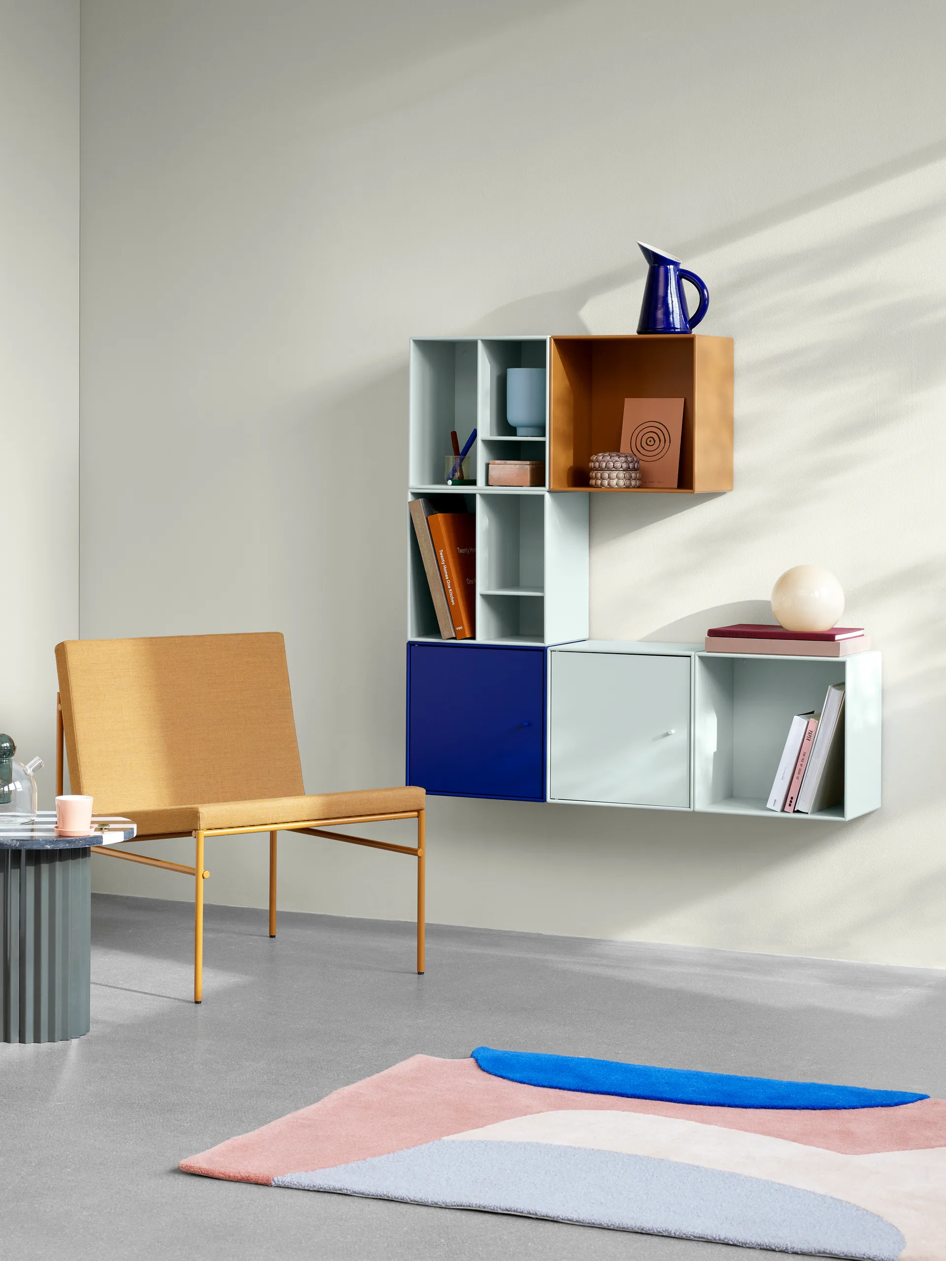 Montana Mini 1001 架子 35x35 cm, 琥珀色_Amber Montana