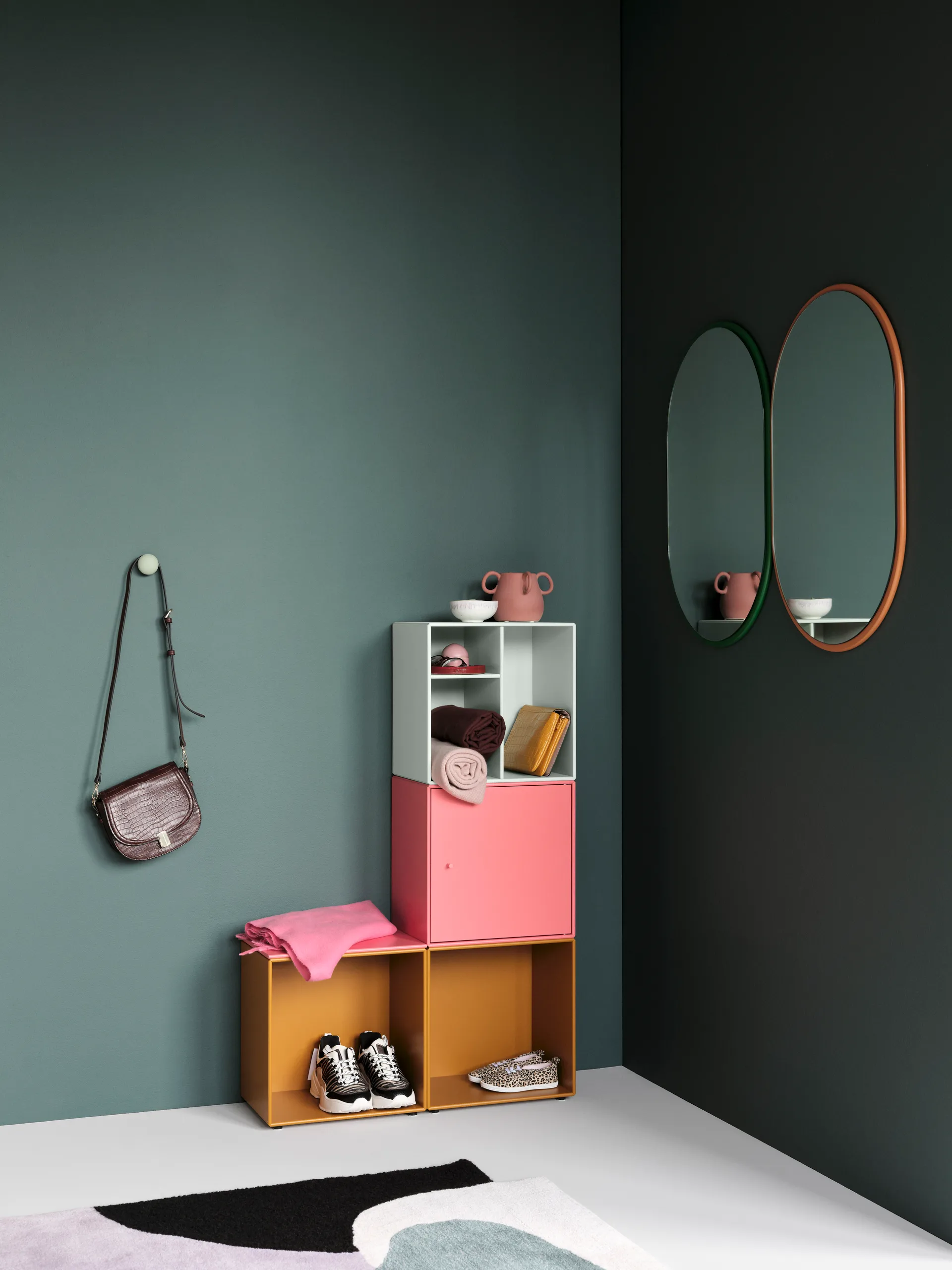 Montana Mini 1001 架子 35x35 cm, 琥珀色_Amber Montana