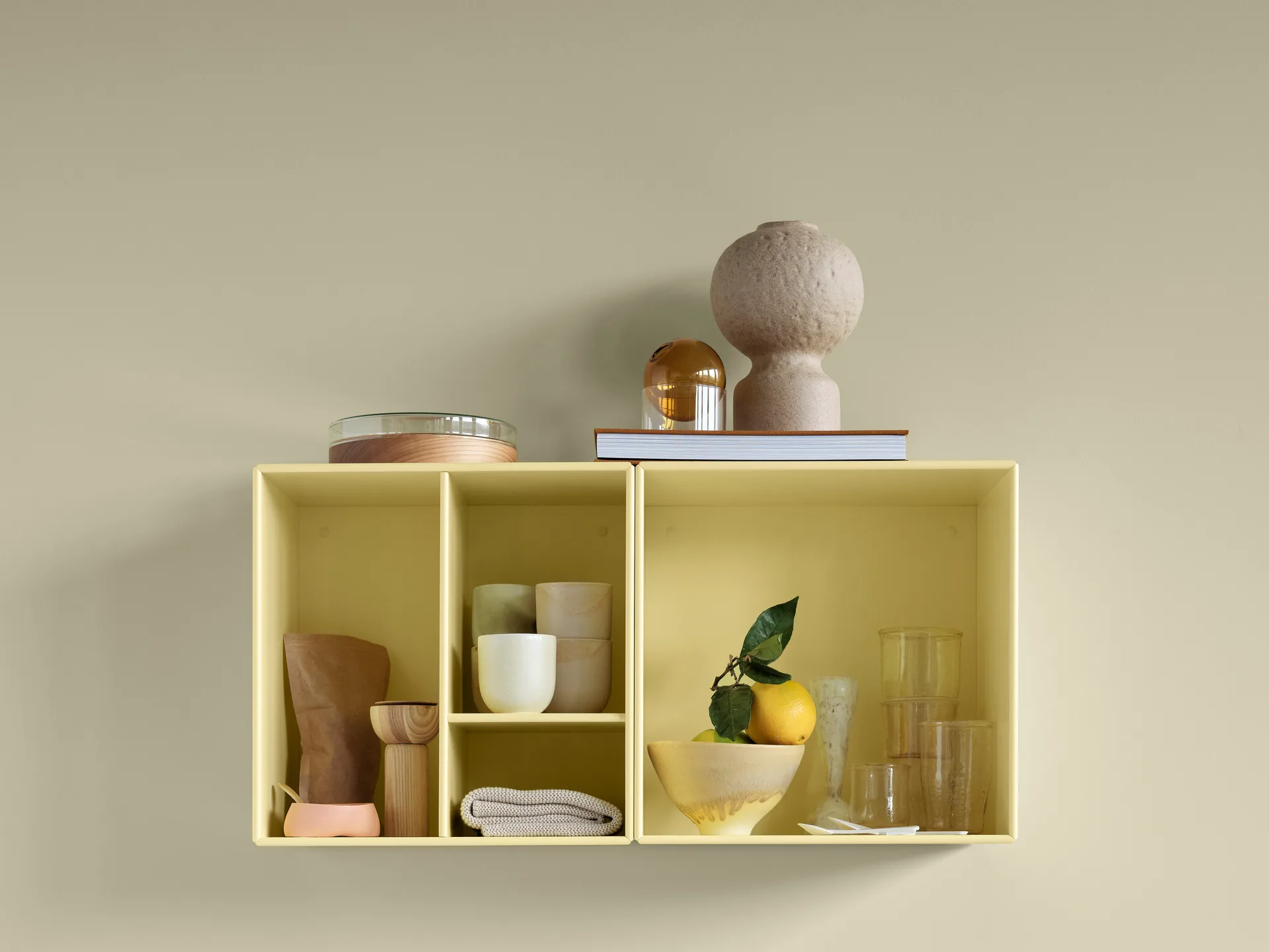 Montana Mini 1002 架子 35x35 cm, 柑橘黄_Camomile Montana