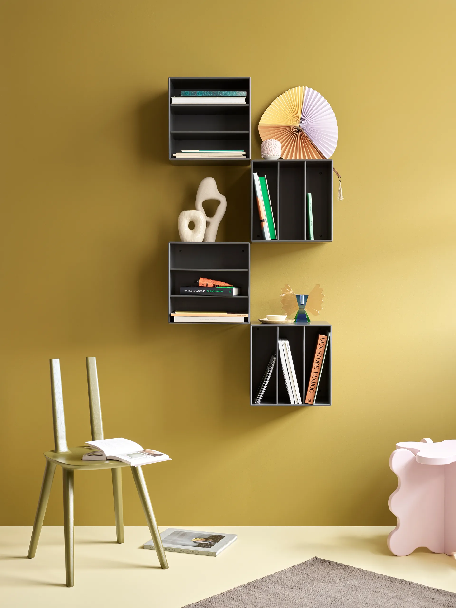 Montana Mini 1004 架子 35x35 cm, 石墨灰_Anthracite Montana