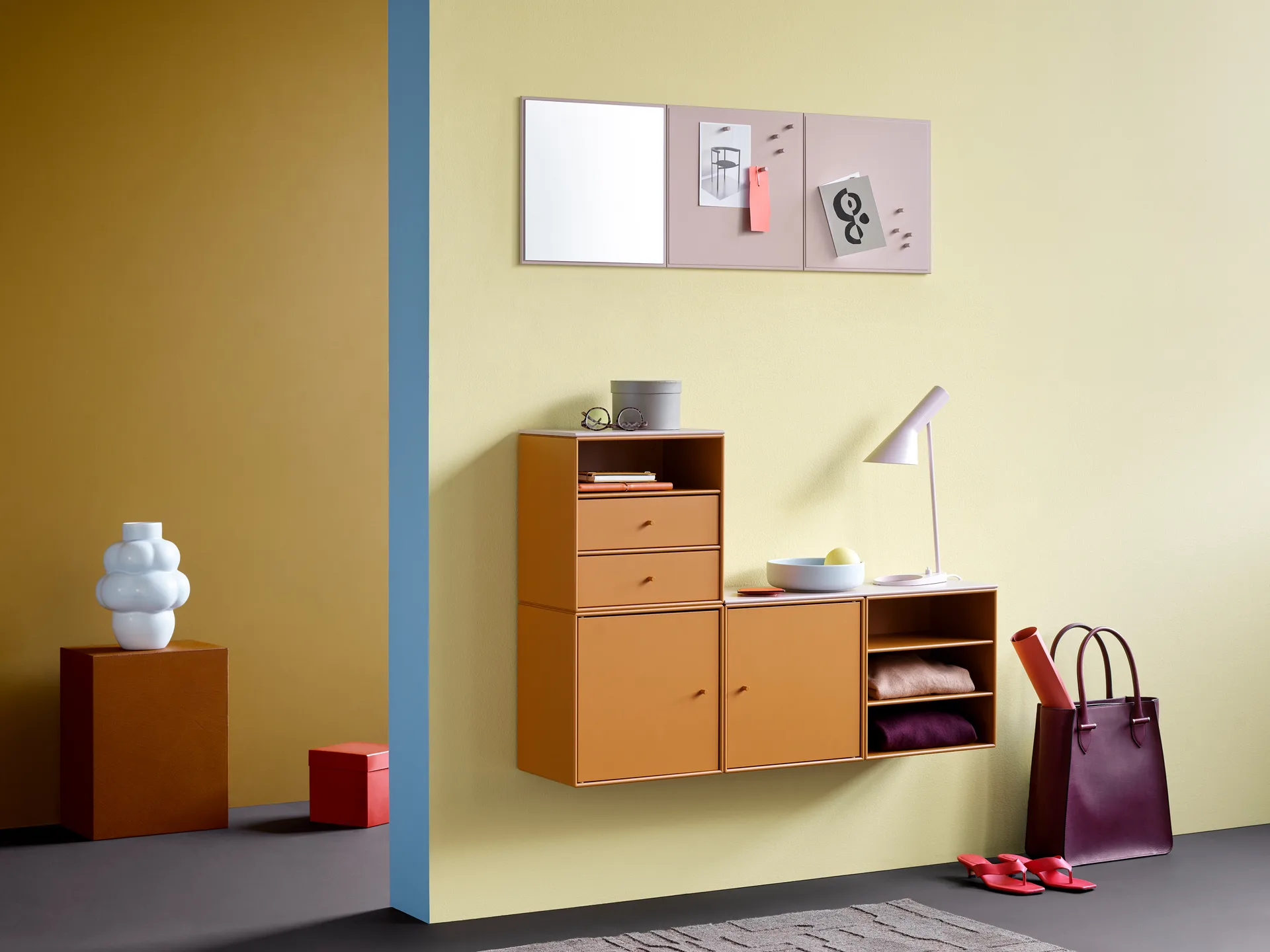 Montana Mini 1006 架子 35x35 cm, 琥珀色_Amber Montana