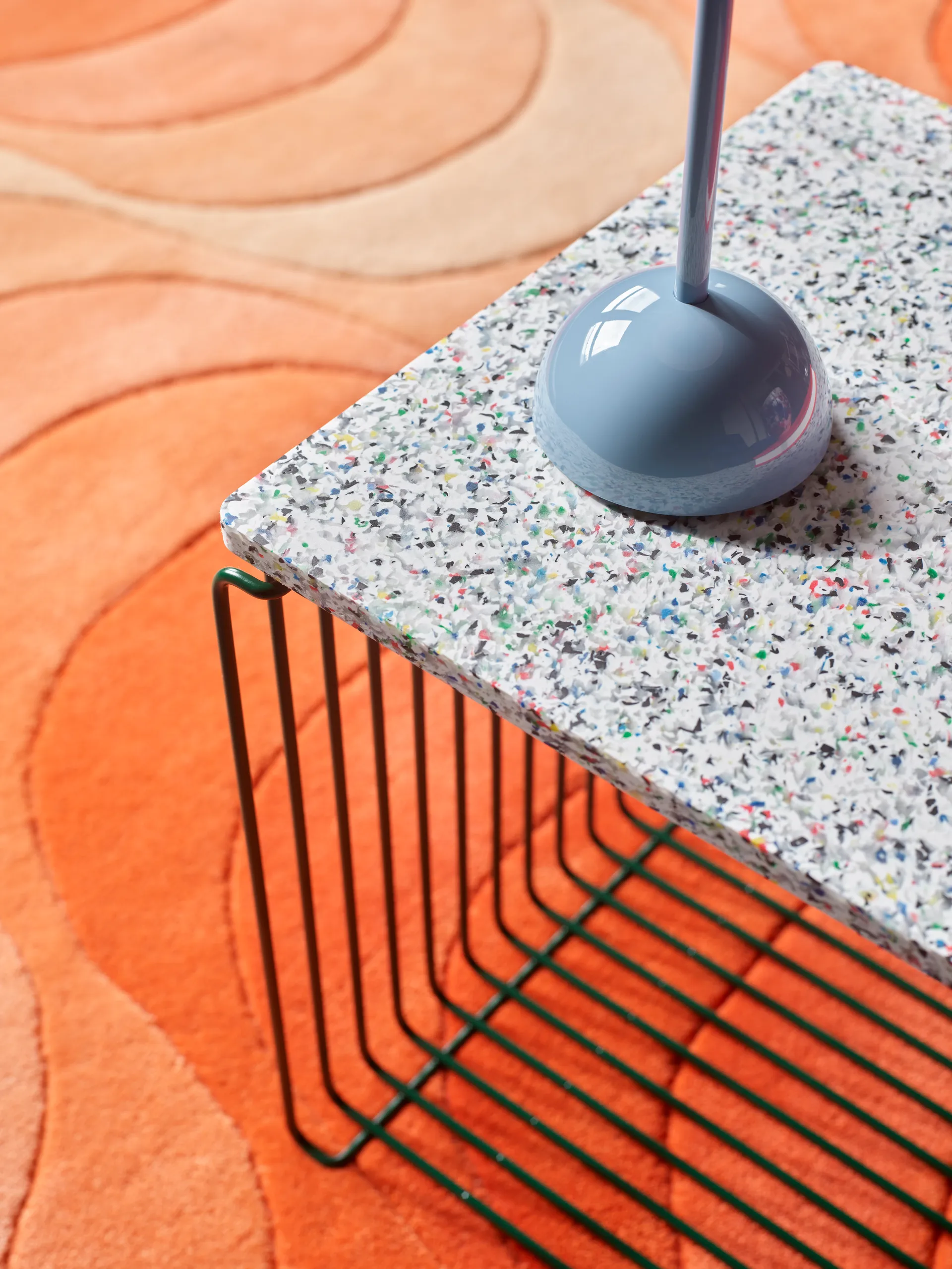 Panton 单线置物架 34.8x34.8x34.8cm , 松树绿_Pine Montana