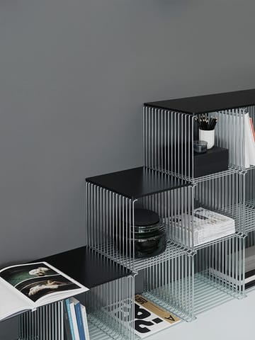 Panton 单线置物架 34.8x34.8x34.8cm  - 铬合金色 - Montana