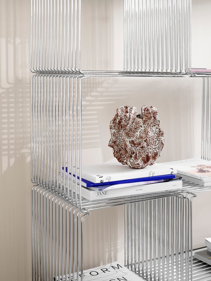 Panton 单线置物架 加长版 34.8x70x34.8cm, 铬合金色_Chrome Montana