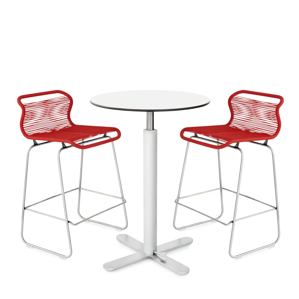 Panton One kitchen barstool, 黑色, paper/不锈钢 Montana