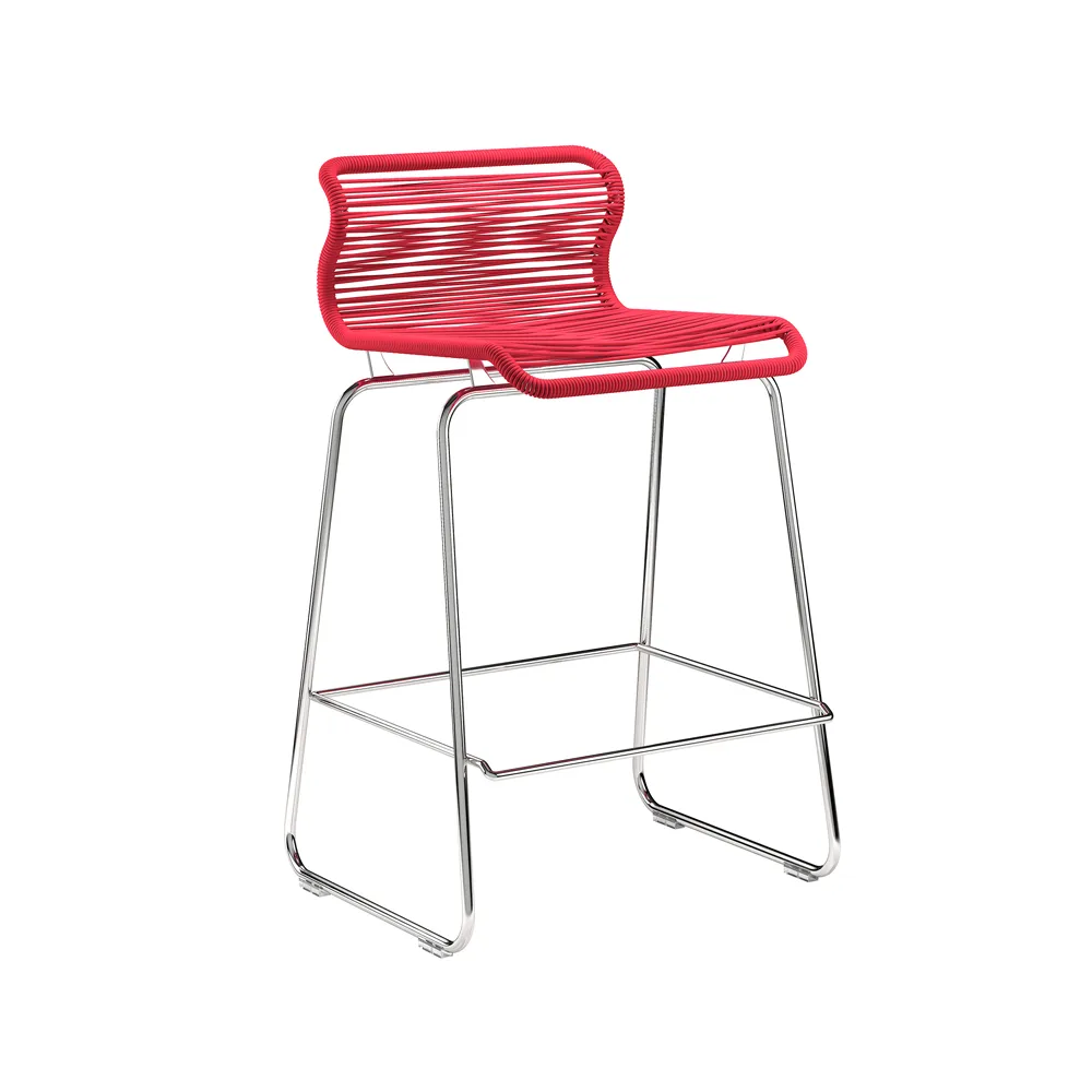 Panton One kitchen barstool, Scarlett, 不锈钢 Montana