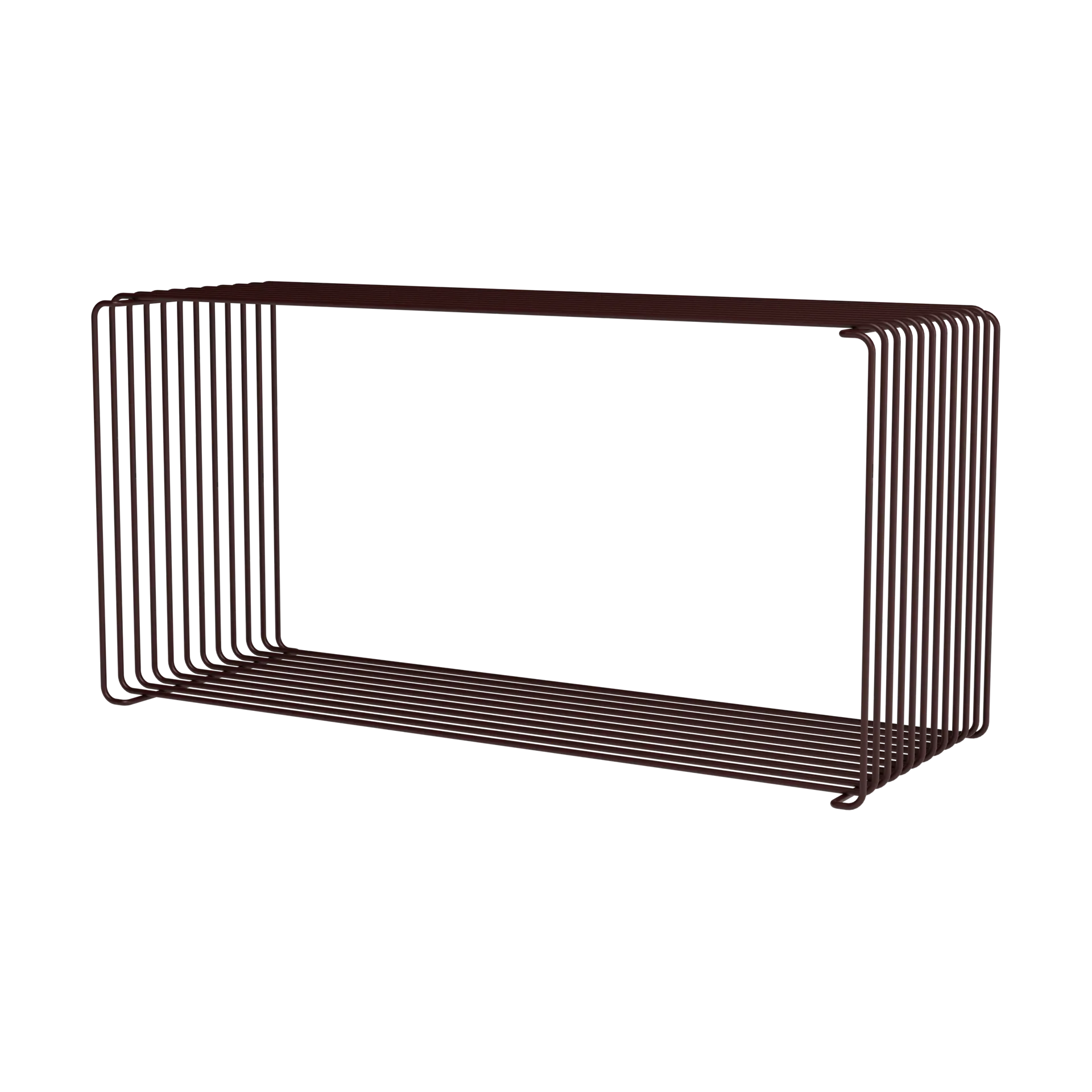 Panton Wire Extended 架子 70x34,8x25,7 cm, Black red Montana