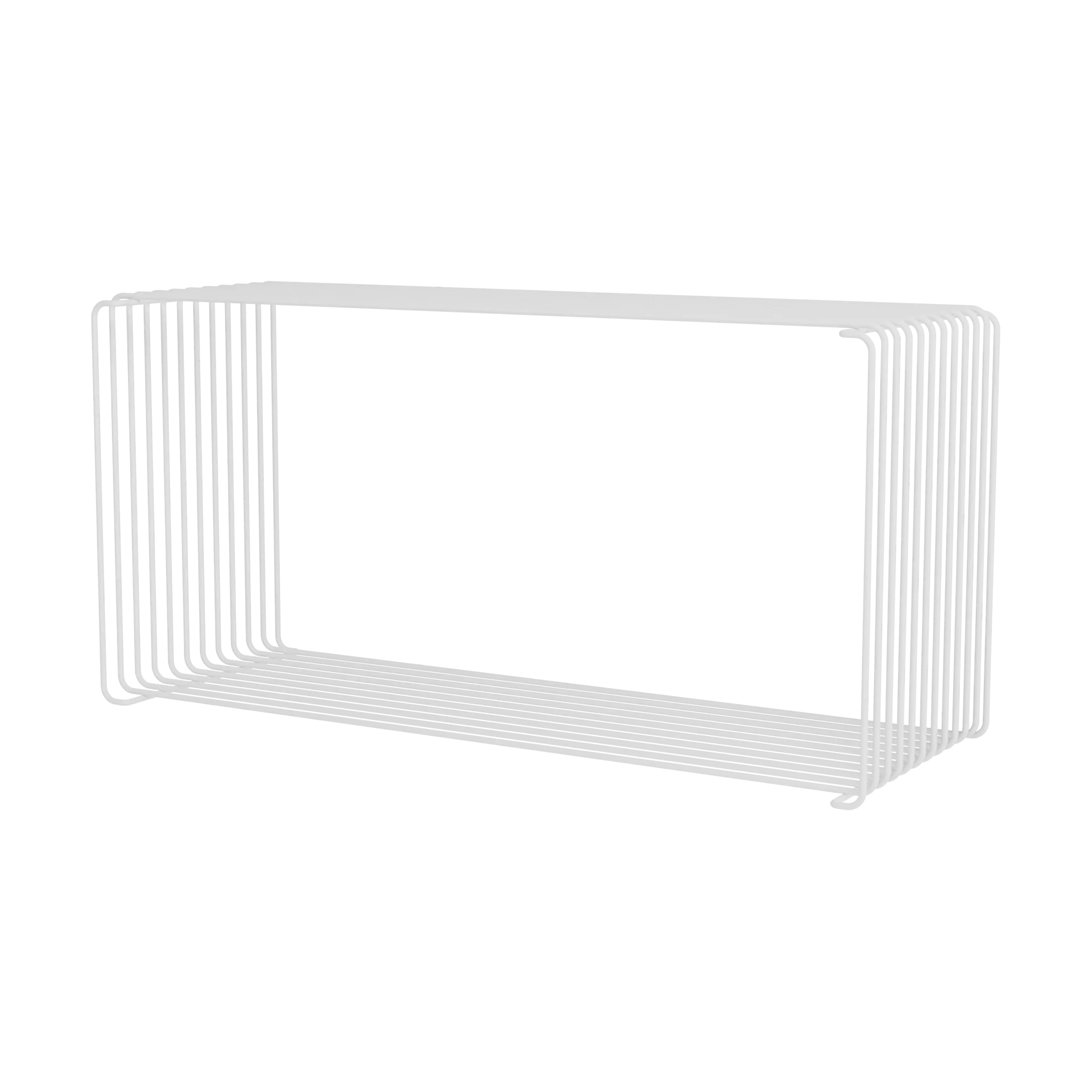 Panton Wire Extended 置物架 70x34,8x25,7cm, 雪白色 Montana