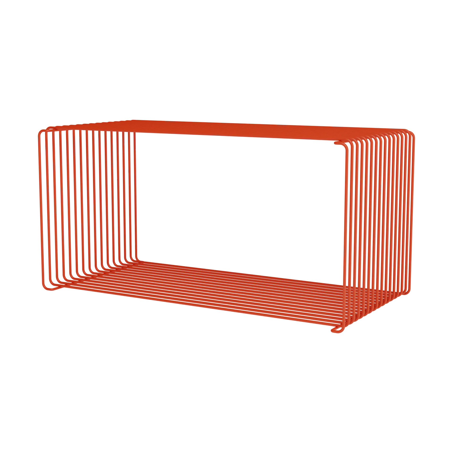 Panton Wire Extended 置物架70x34,8x34,8cm, 玫瑰果色 Montana