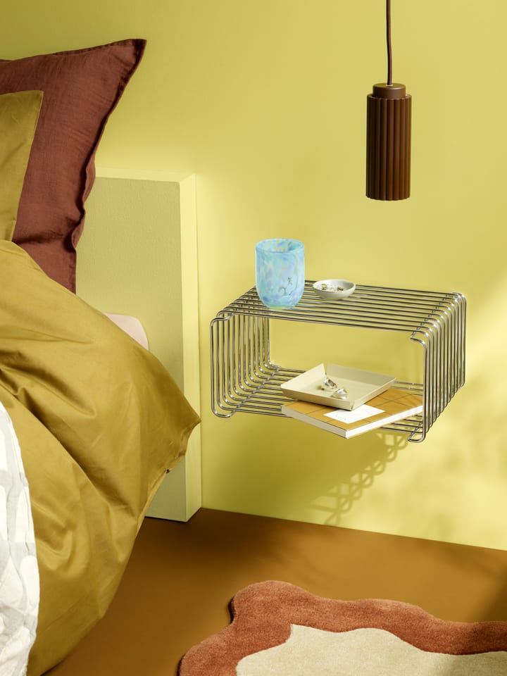 Panton Wire Half Height 架子 34.8x17.2x25.7 cm, Chrome Montana