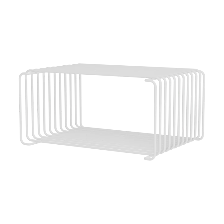 Panton Wire Half Height 置物架 34.8x17.2x25.7cm - 雪白色 - Montana