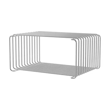 Panton Wire Half Height 置物架 34.8x17.2x25.7cm - 铬色 - Montana
